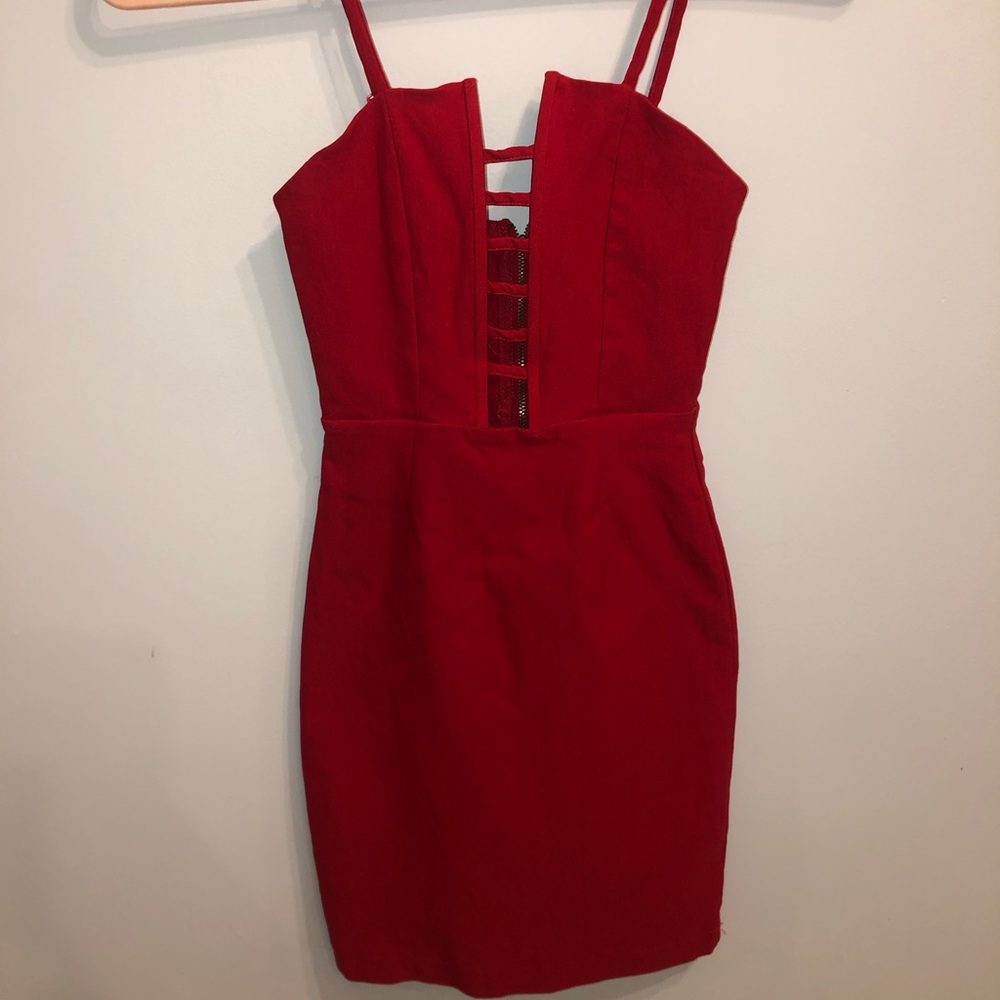 Tobi Red Dress